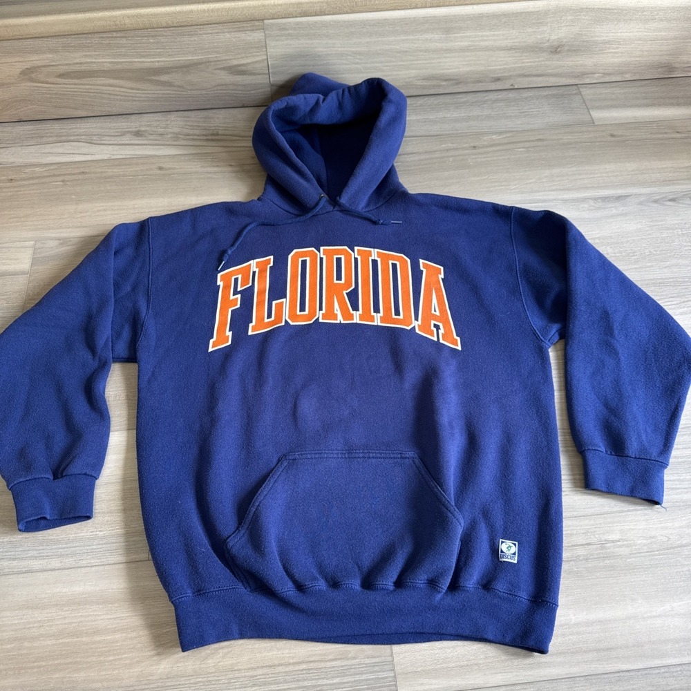 Vintage‎ Discus Athletic Heavyweight Florida Gators Hoodie Sweatshirt Sz XL USA